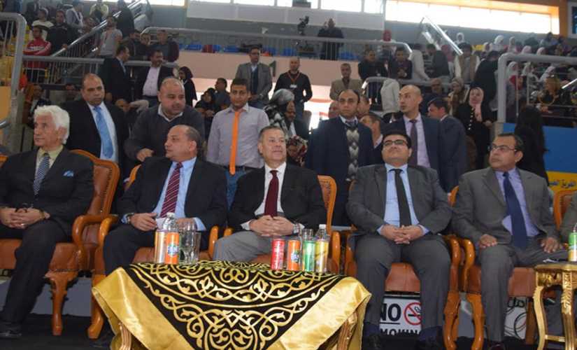 افتتاح البطولة العربية لسلاح الشيش ببني سويف