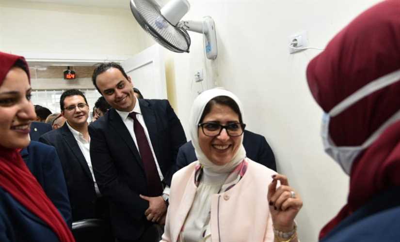 وزيرة الصحة تتفقد منظومة التأمين الصحي الشامل الجديد ببورسعيد وتشيد بمعدلات رضا المنتفعين (صور)