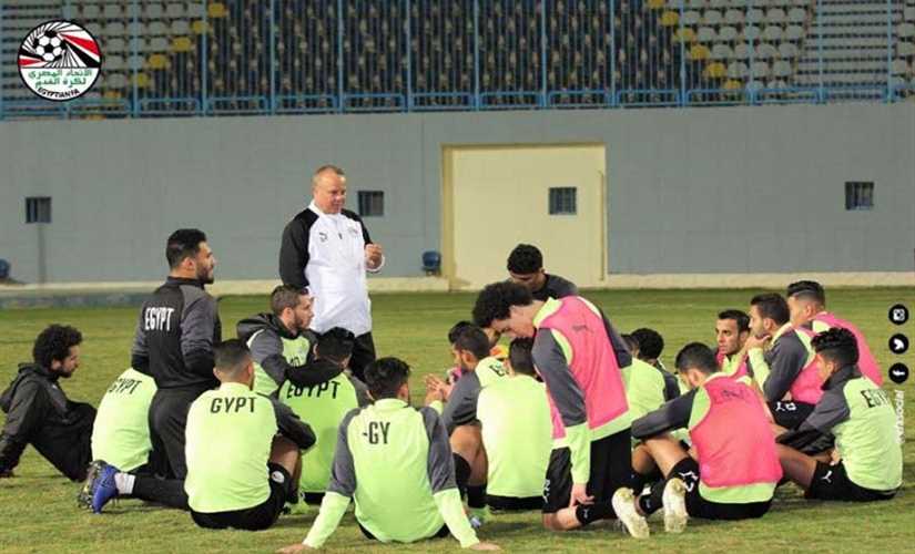 منتخب مصر الأولمبي يختتم تدريباته استعدادا لمواجهة كوت ديفوار غدا في نهائي إفريقيا.."صور"