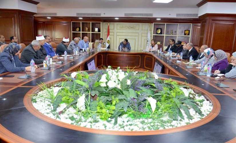 لقاء حواري للتوعية بالقضية السكانية بمحافظة بني سويف