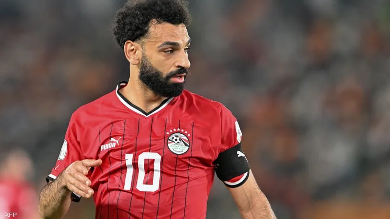 محمد صلاح شارة الكابتن&nbsp;