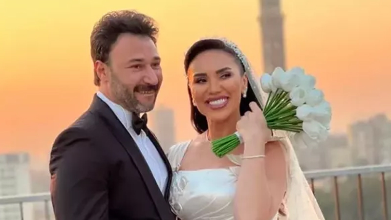 <strong>مي فاروق ومحمد العمروسي</strong>