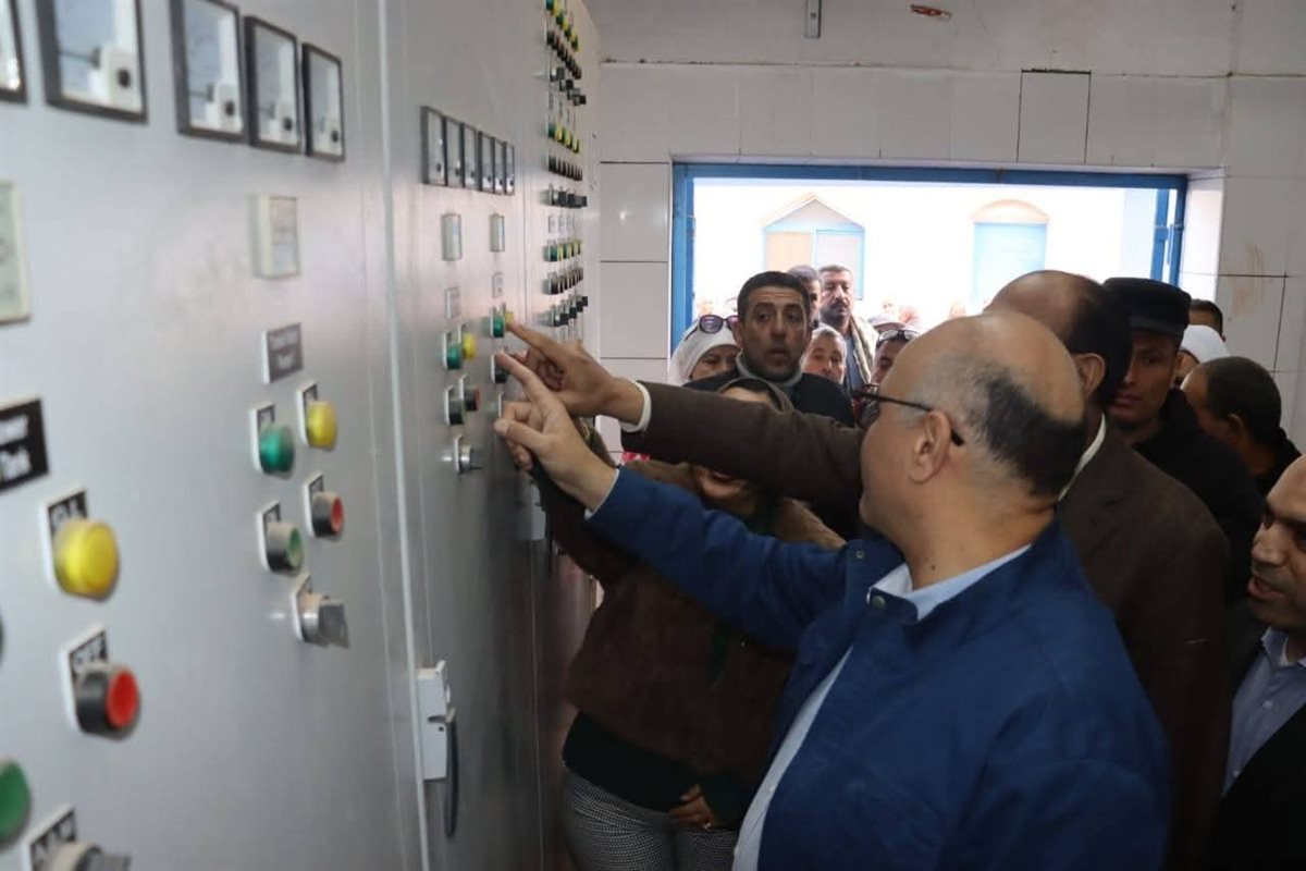 اطلاق التيار الكهربائي للمحطة