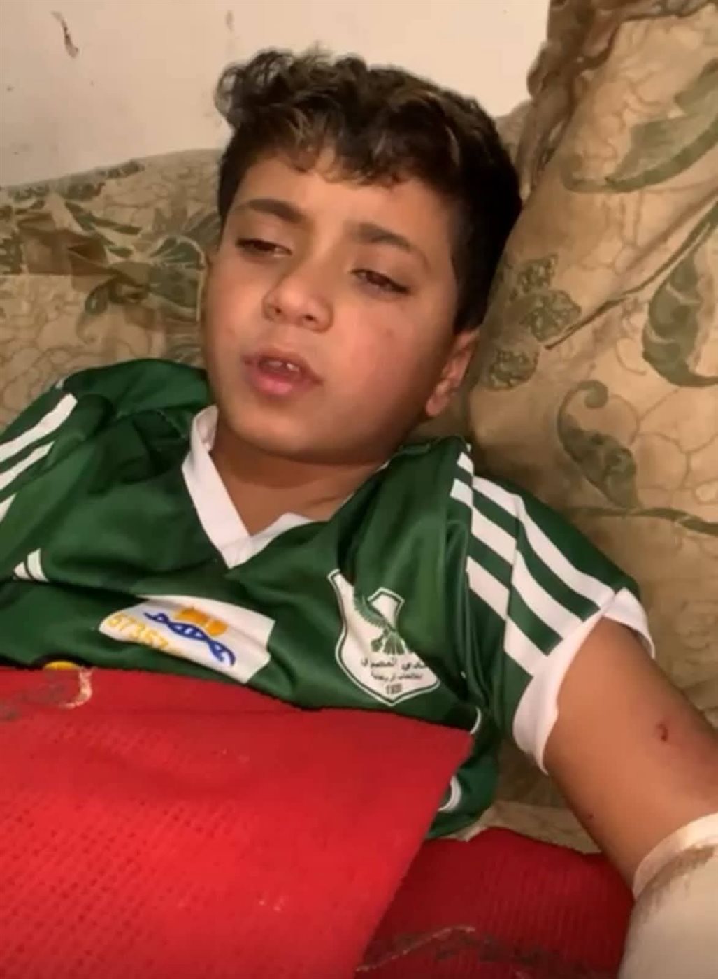 الطفل آدم ضحية عقر الكلب ببورسعيد&nbsp;