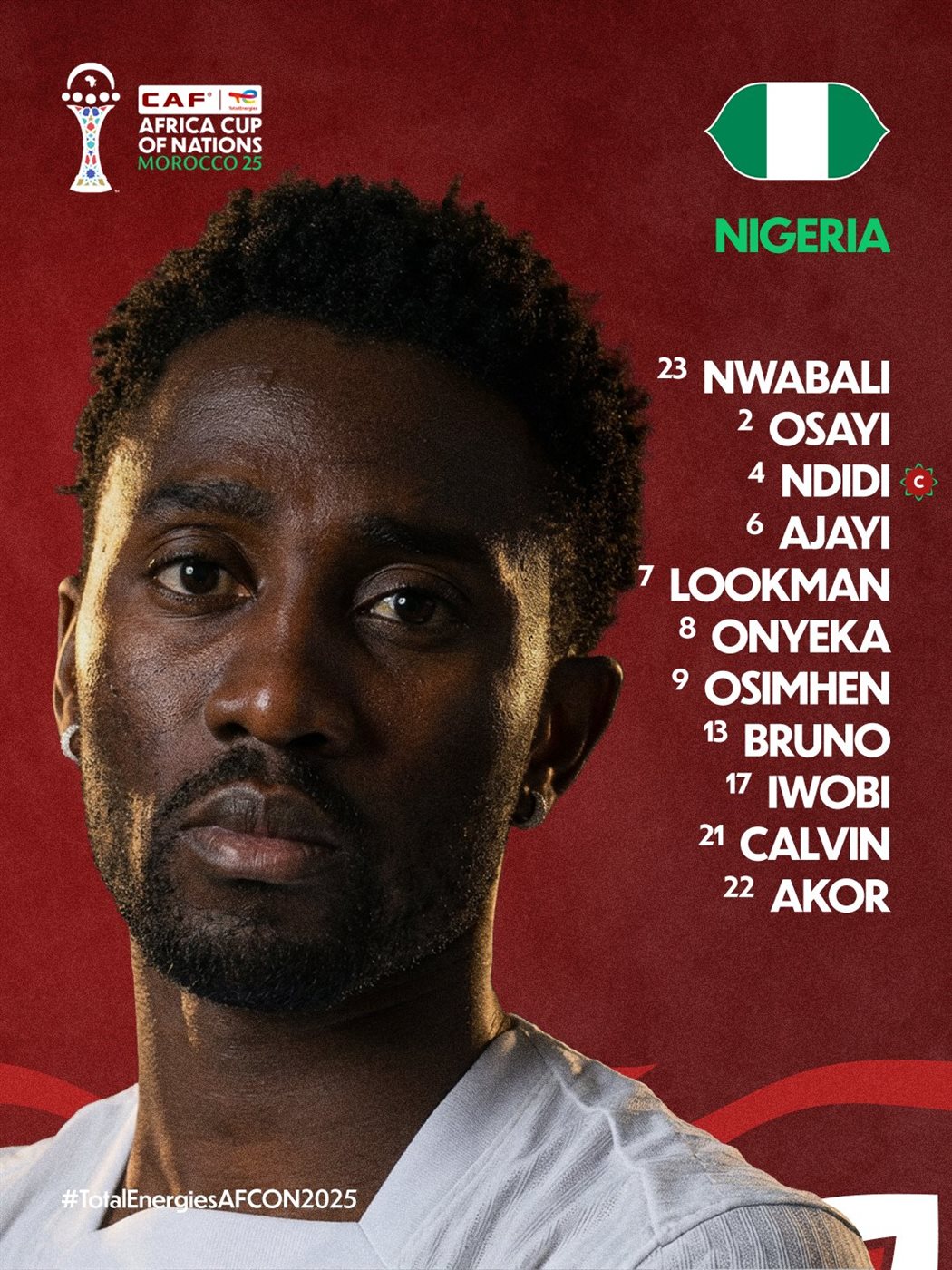 تشكيل منتخب نيجيريا