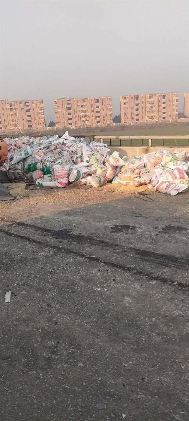 انقلاب حمولة اعلاف