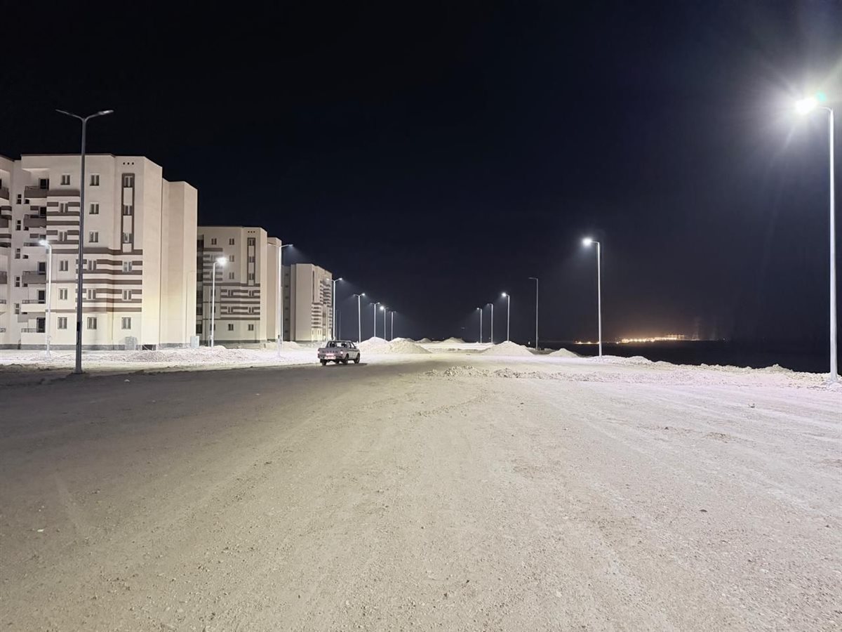 مشروعات الإنارة فى قنا الجديدة&nbsp;
