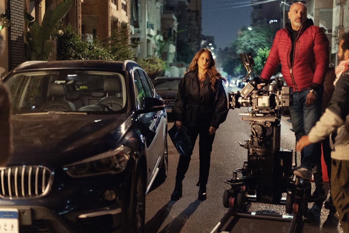 صور من كواليس المسلسل&nbsp;