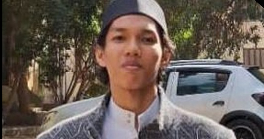 الطالب الإندونيسي عبد الله وافق بن نزواردي