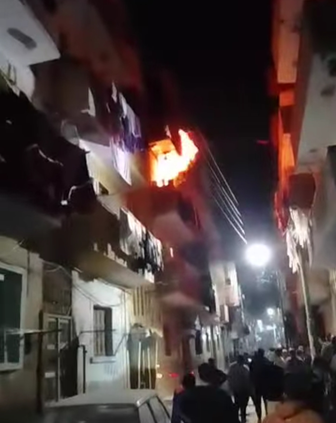 حريق بشقة سكنية فى بنها