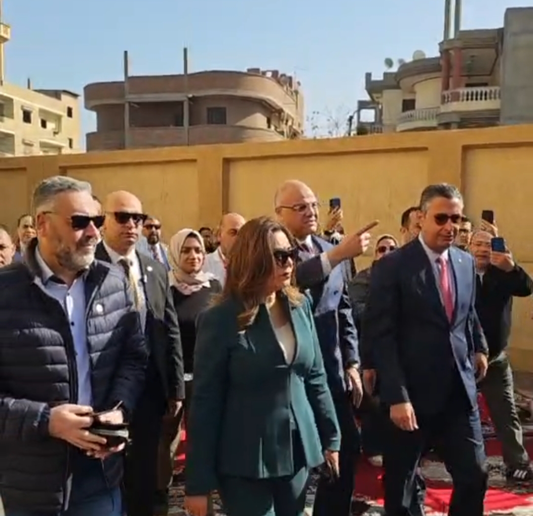 وزير التموين ووزيرة التنمية المحلية ومحافظ القليوبية&nbsp;