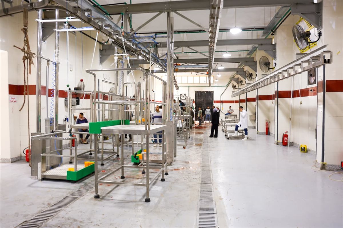 مجزر نصف آلى بكفرشكر