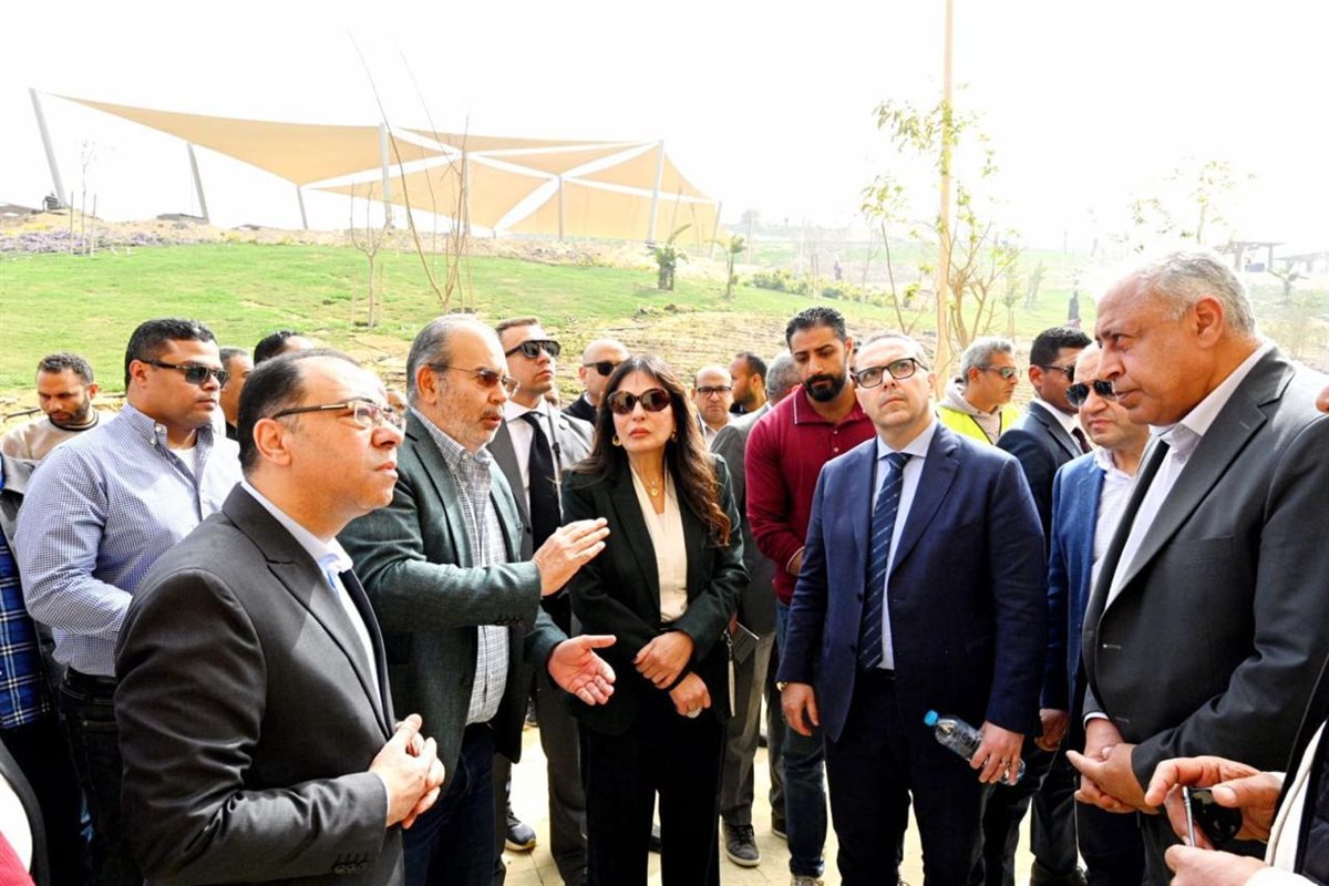 وزيرة الإسكان فى حدائق الفسطاط