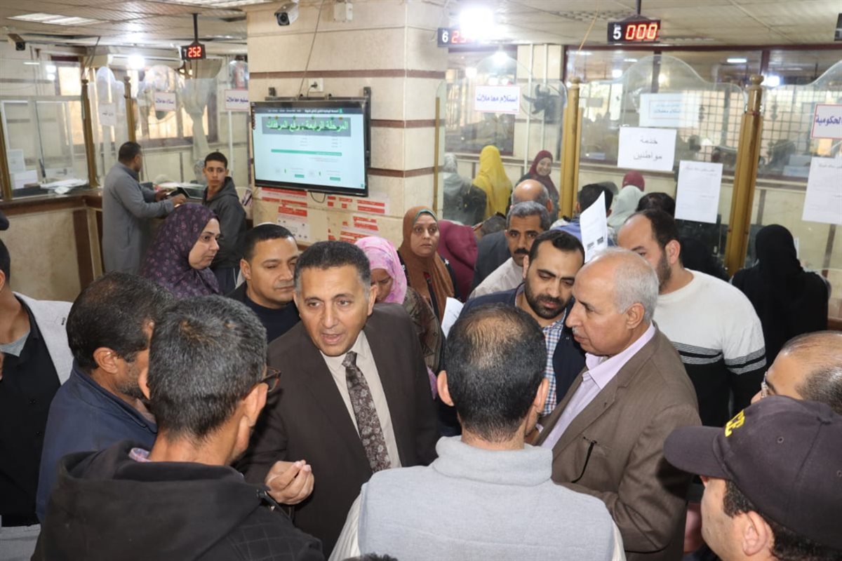 تفقد العمل بالمركز