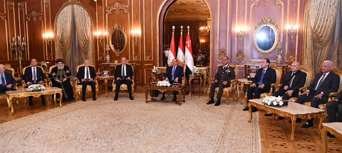 الرئيس السيسي خلال حفل الإفطار السنوي للقوات المسلحة