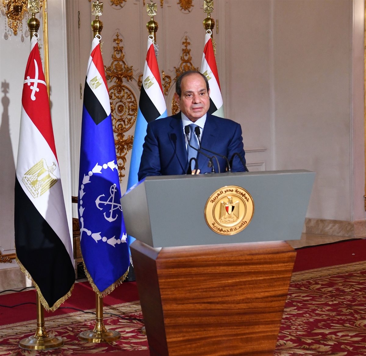 الرئيس السيسي خلال حفل الإفطار السنوي للقوات المسلحة