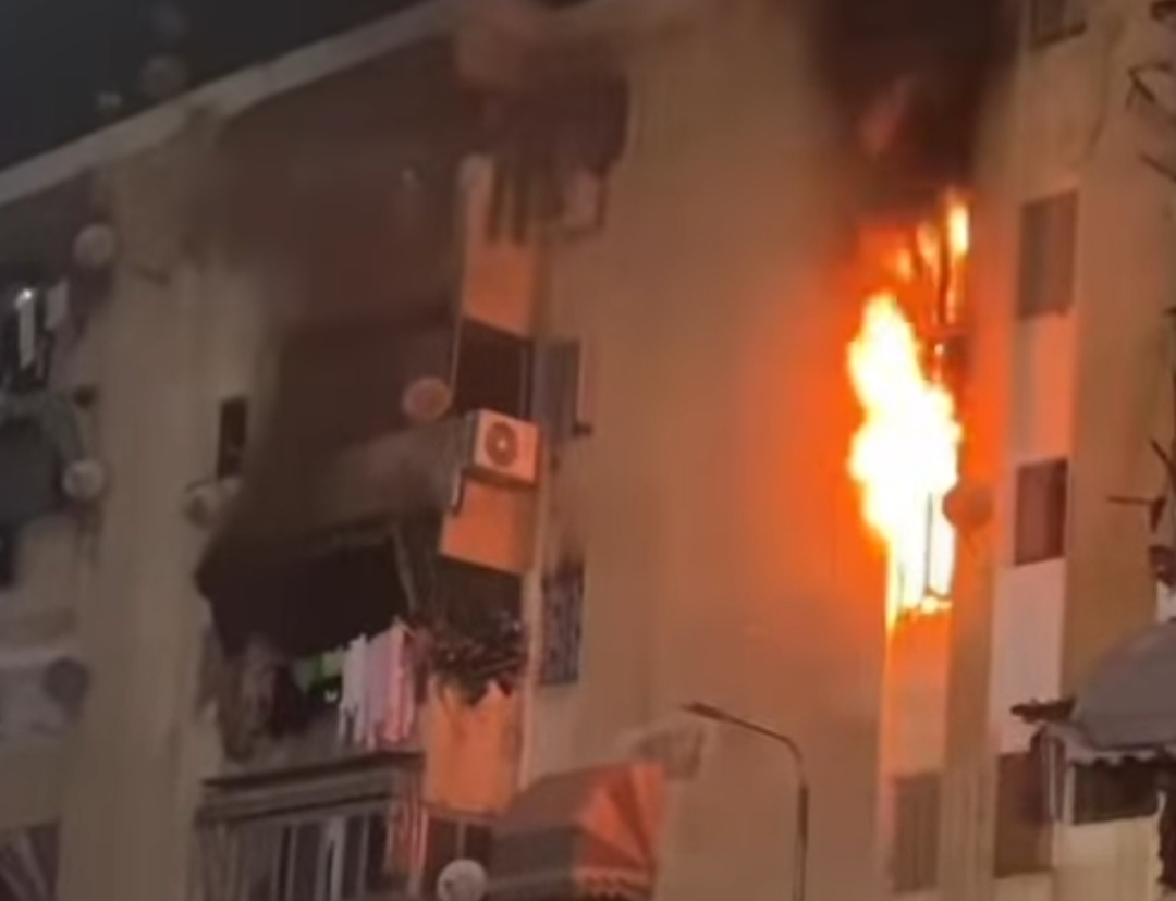 حريق في وحدة سكنية ببورسعيد&nbsp;