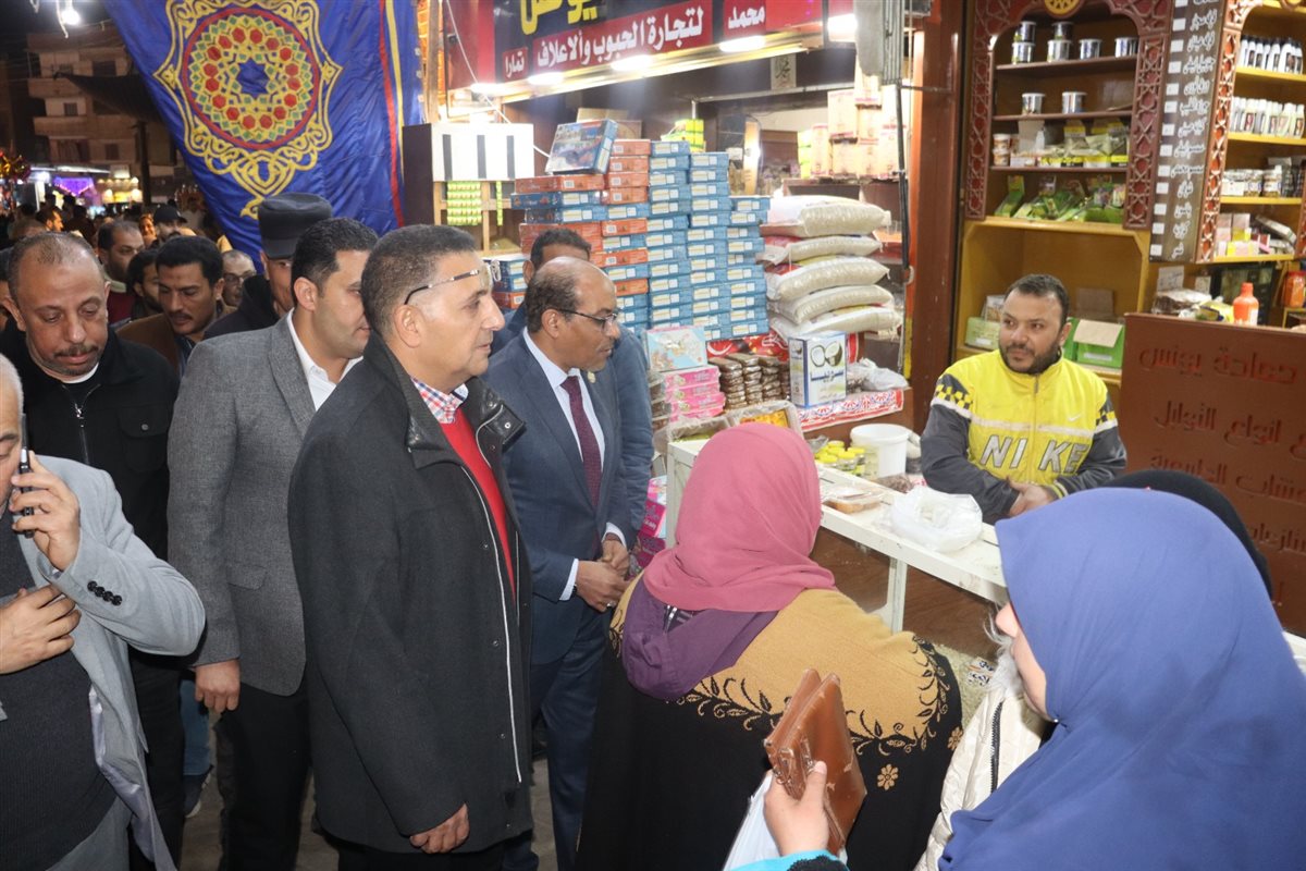 محافظ القليوبية يراقب الأسواق&nbsp;