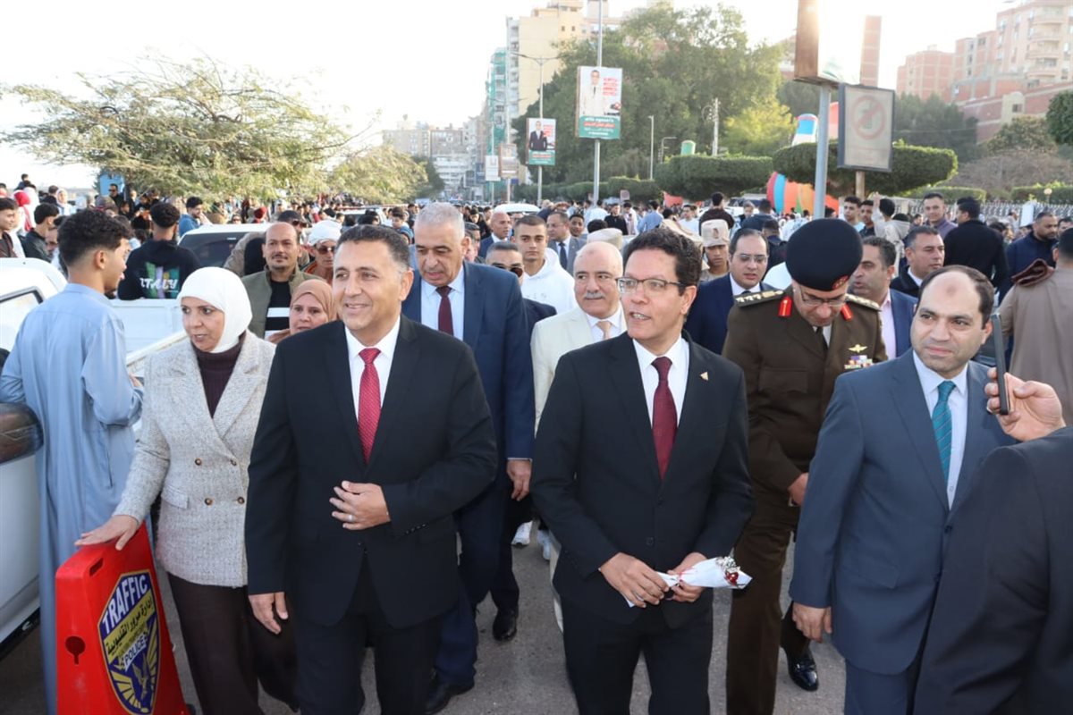 محافظ القليوبية ورئيس جامعة بنها&nbsp;