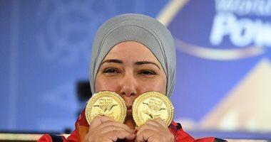 فاطمة عمر بطلة رفع الأثقال البارالمبية&nbsp;