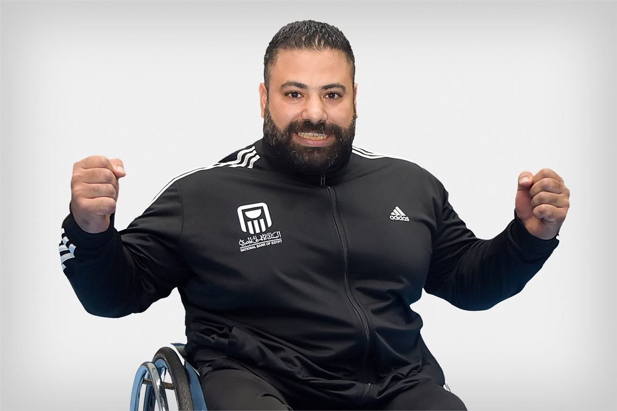 هاني عبد الهادي بطل رفع الأثقال البارالمبي&nbsp;