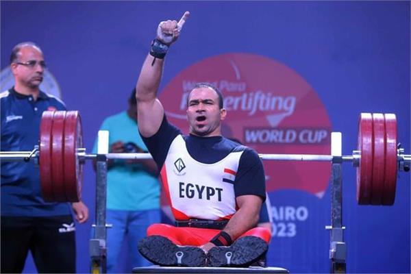 محمد صبحي بطل رفع الأثقال البارالمبي&nbsp;