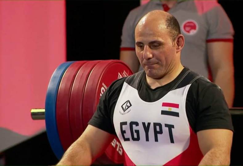 محمد صبحي بطل رفع الأثقال البارالمبي&nbsp;
