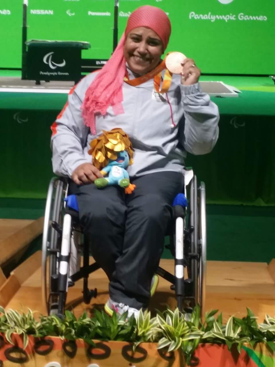 اماني الدسوقي بطلة رفع الأثقال البارالمبية