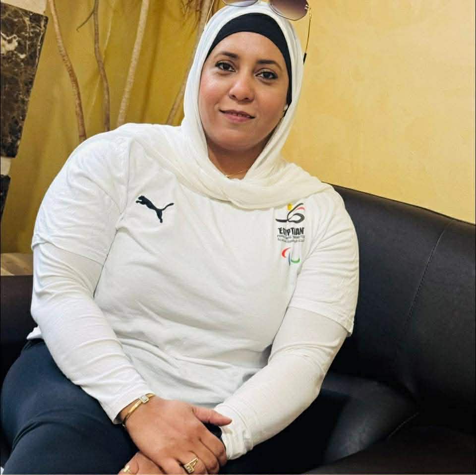 صفاء النجار بطلة رفع الأثقال البارالمبية&nbsp;