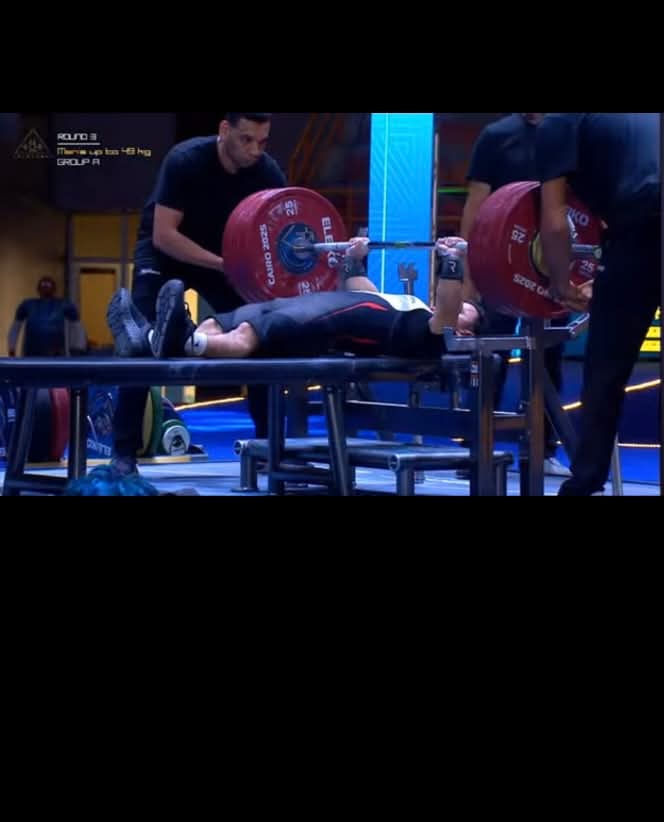 هادي صموئيل بطل رفع الأثقال البارالمبي&nbsp;