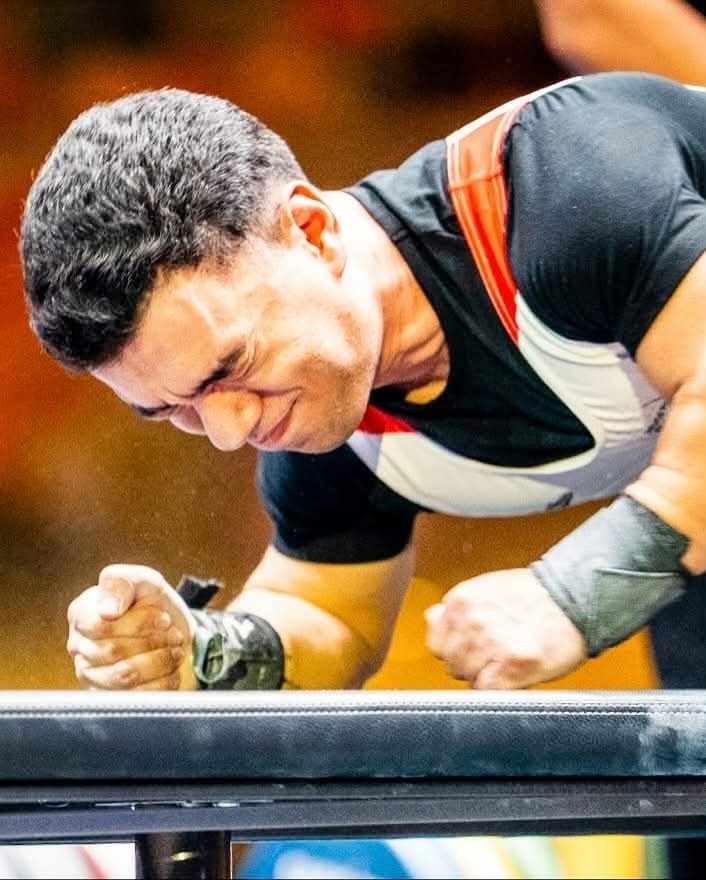 هادي صموئيل بطل رفع الأثقال البارالمبي&nbsp;