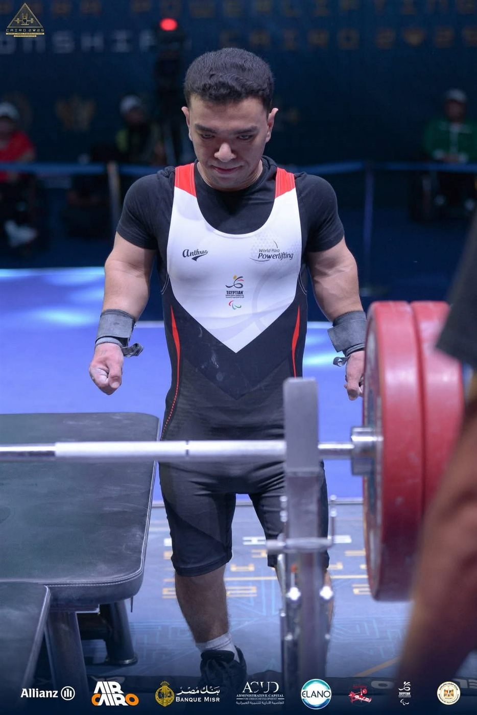 هادي صموئيل بطل رفع الأثقال البارالمبي&nbsp;