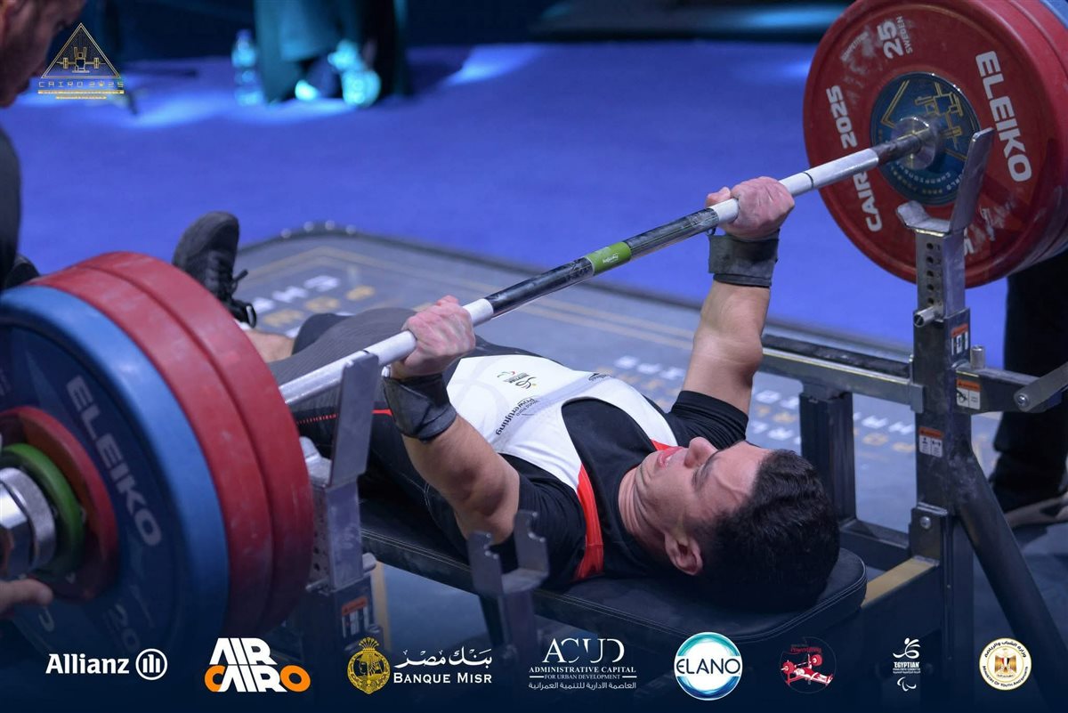 هادي صموئيل بطل رفع الأثقال البارالمبي&nbsp;