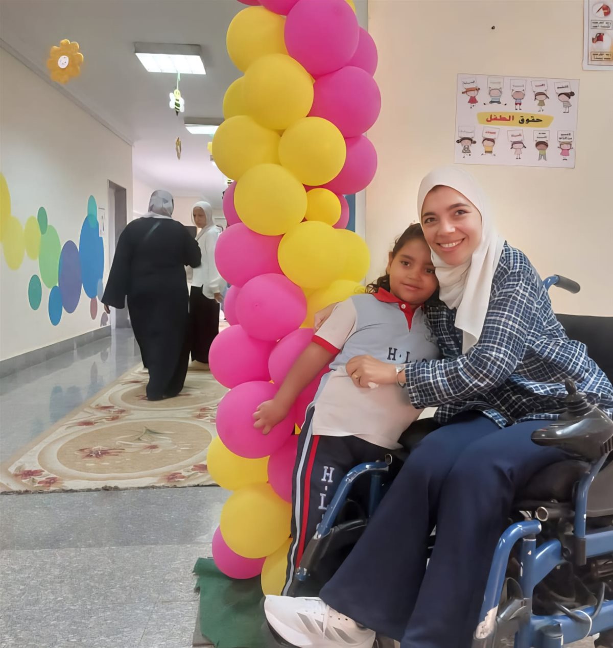 تسنيم محمد طلعت بطلة البوتشيا البارالمبية&nbsp;