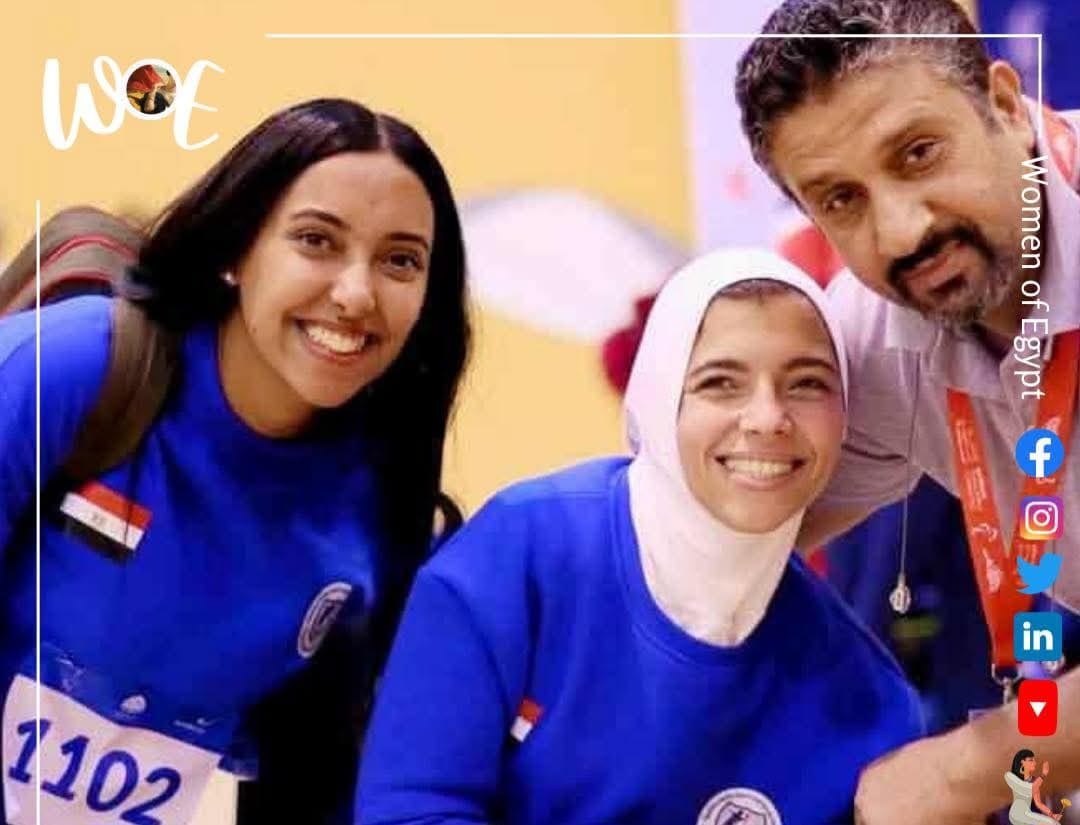 تسنيم محمد طلعت بطلة البوتشيا البارالمبية&nbsp;