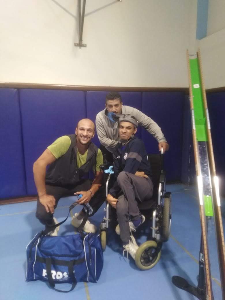 عبد الرحمن أحمد سعد بطل البوتشيا البارالمبي