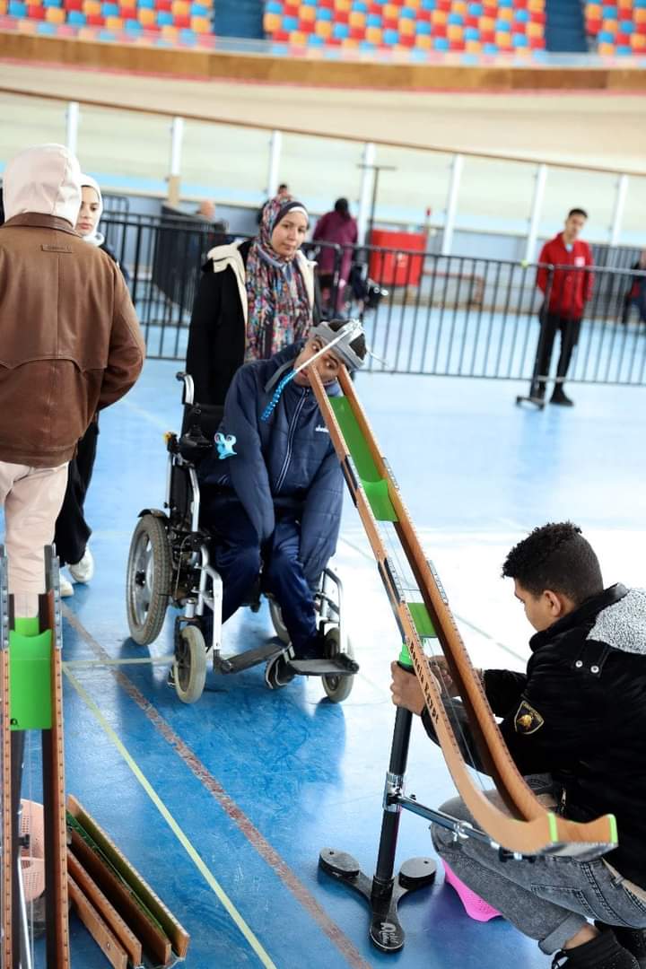 عبد الرحمن أحمد سعد بطل البوتشيا البارالمبي