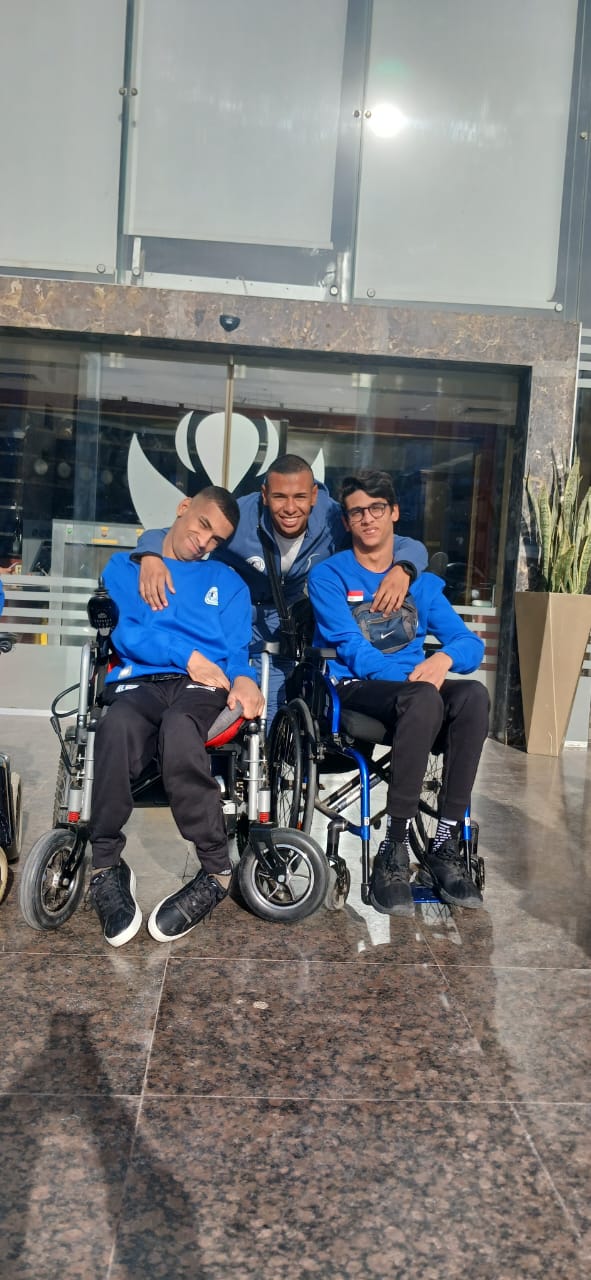 عبد الرحمن أحمد سعد بطل البوتشيا البارالمبي