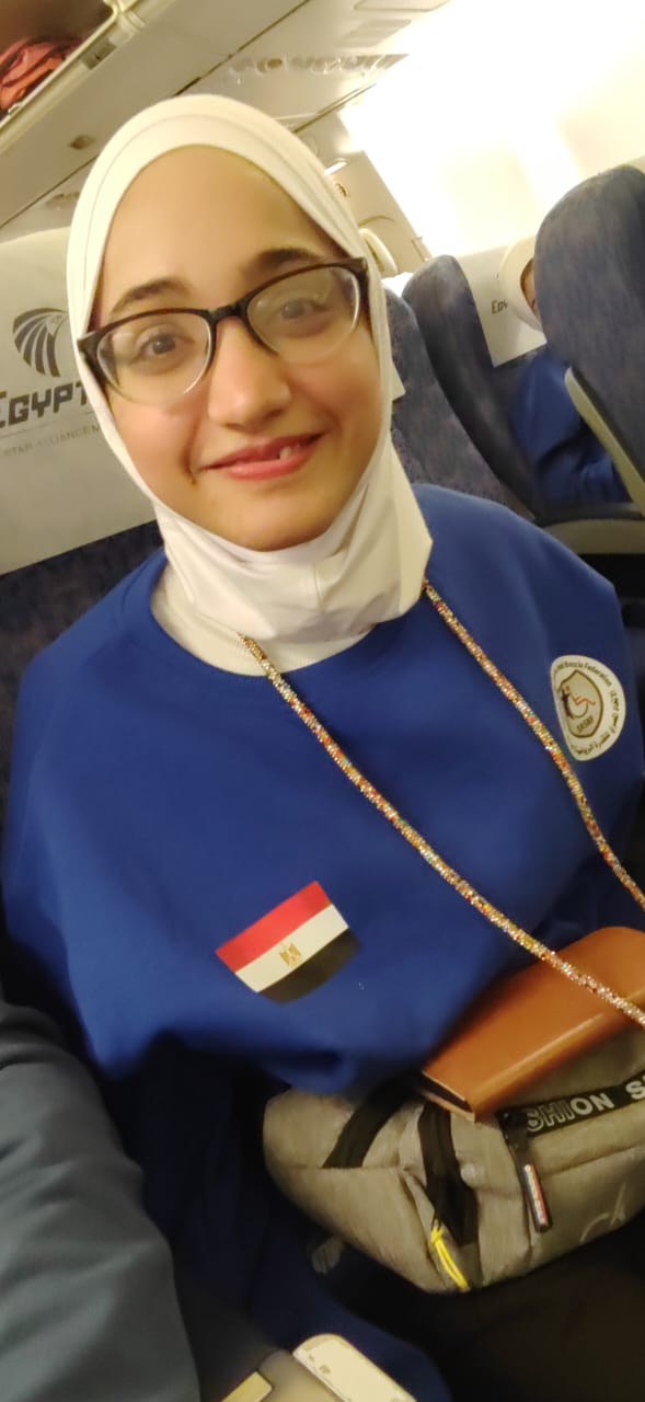 رحمة مصطفي بطلة البوتشيا البارالمبية