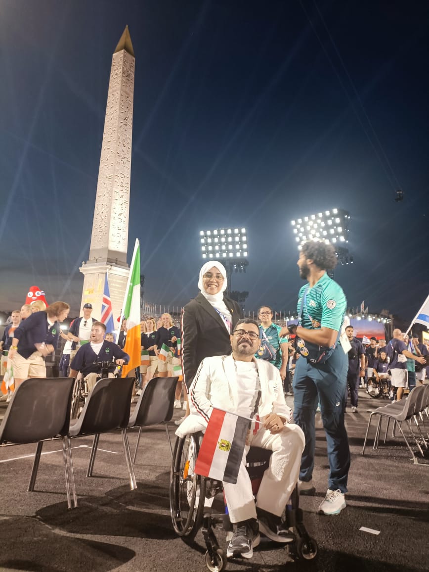 محمود نبوي منصور بطل البوتشيا البارالمبي