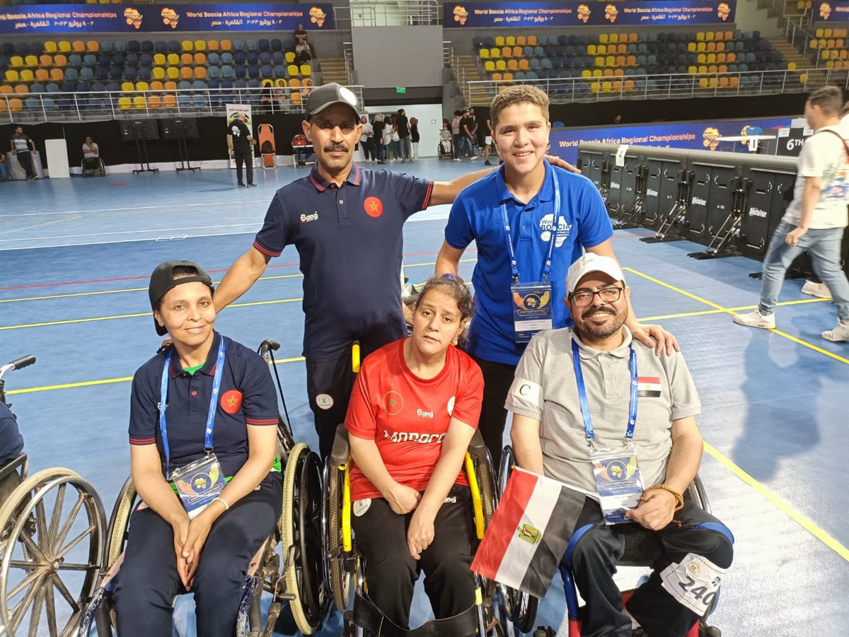 محمود نبوي منصور بطل البوتشيا البارالمبي