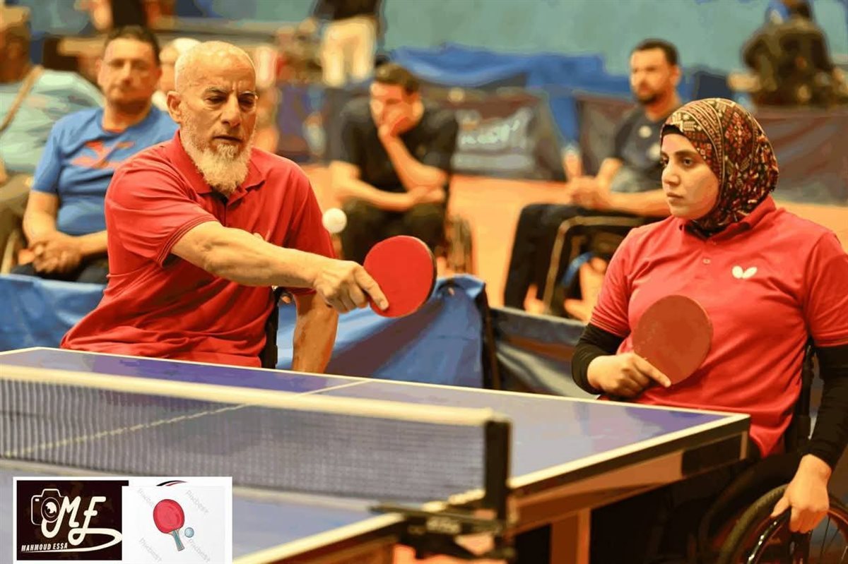خالد عبد السلام إبراهيم رمضإن بطل تنس الطاولة البارالميي&nbsp;