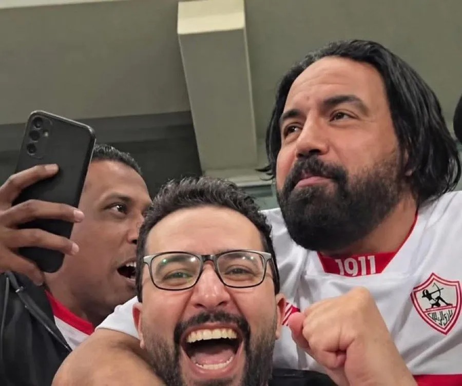 مدحت عبد الهادي من مدرجات الزمالك