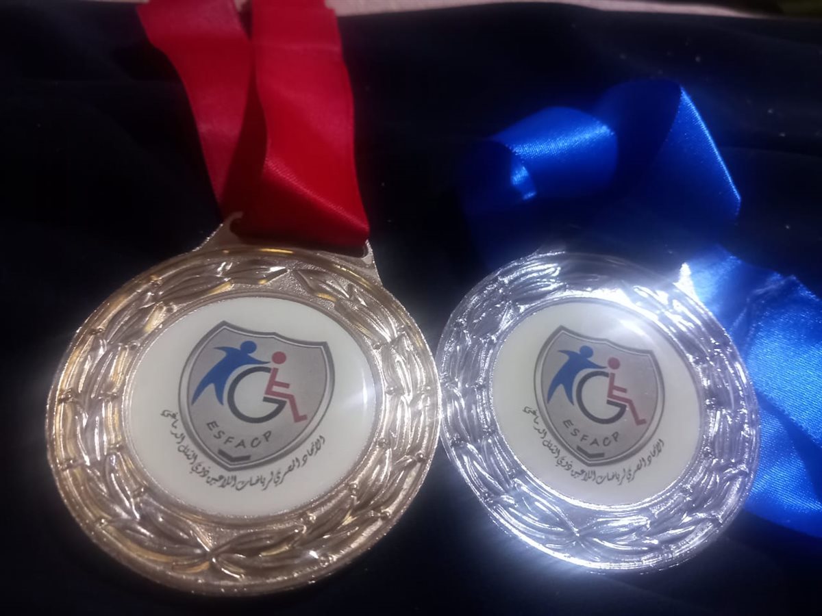يوسف عبد الرحمن عبد الكريم بطل سلاح سيف المبارزة البارالمبي&nbsp;