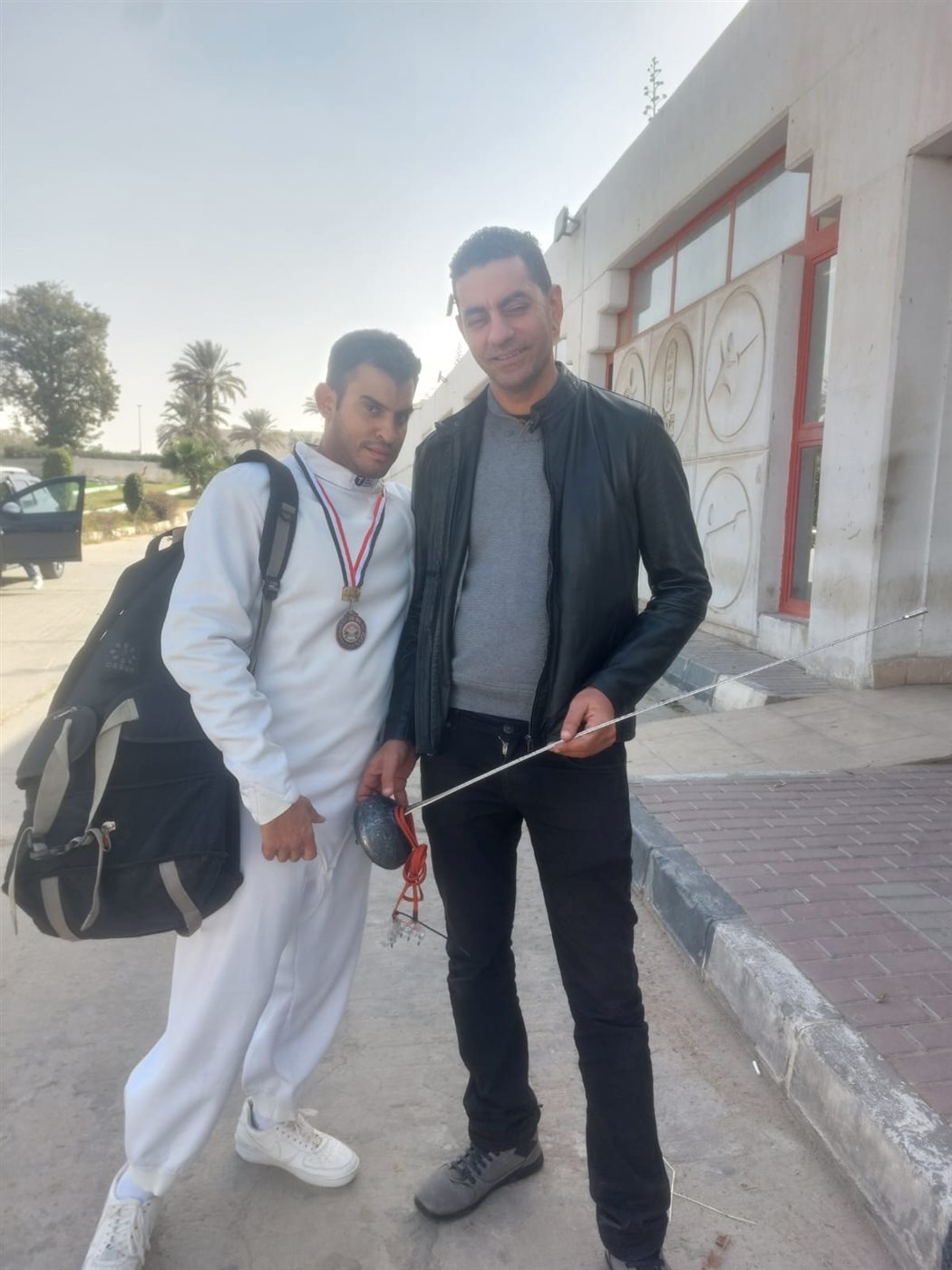 وحيد خالد حسن بطل سلاح سيف المبارزة البارالمبي