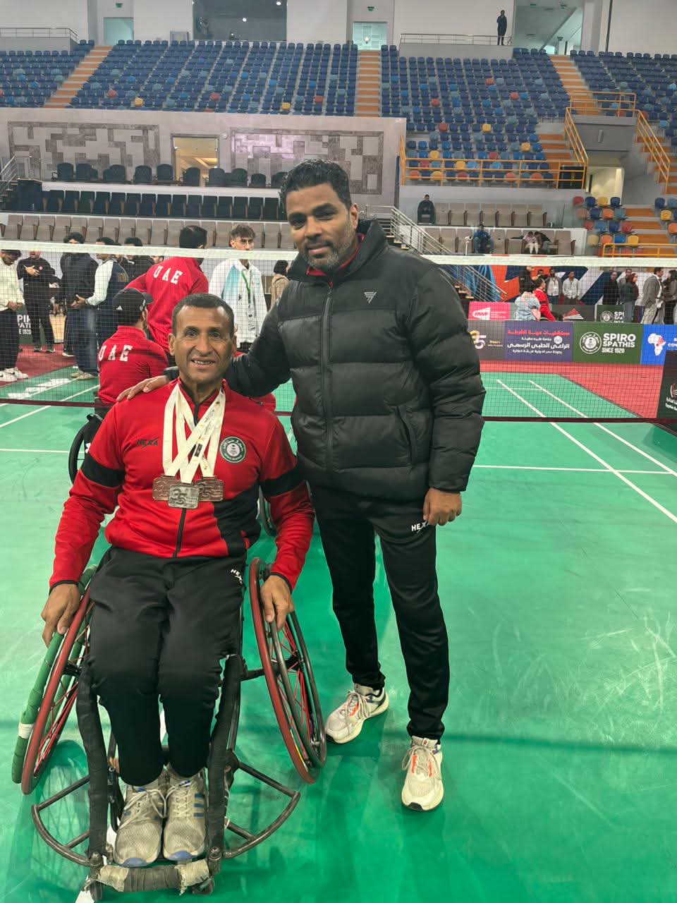 محمد رشاد أحمد بخيت بطل الريشة الطائرة البارالمبي