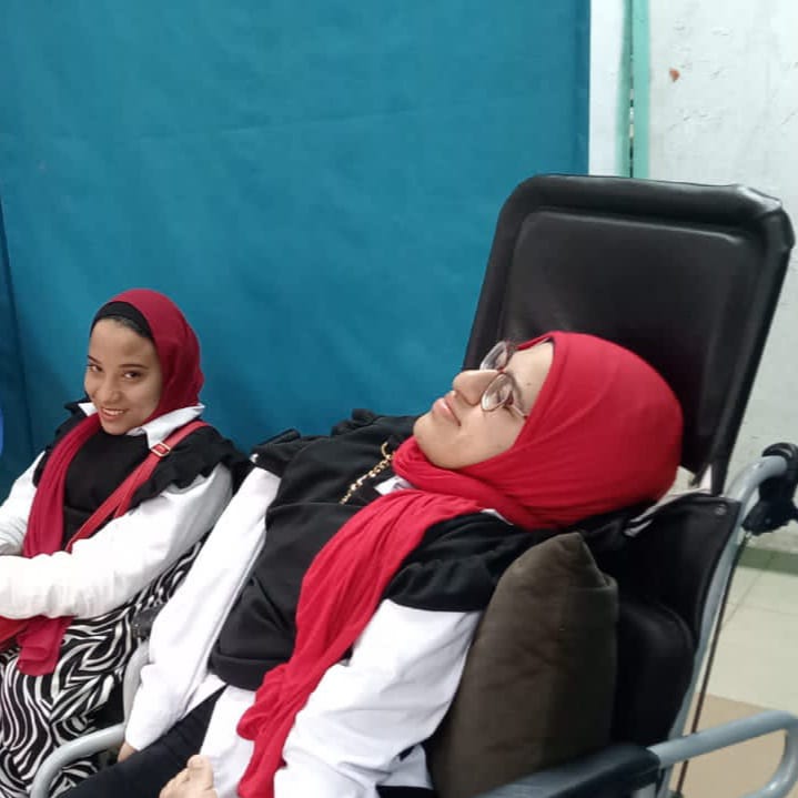 صفاء طه بطلة البوتشيا البارالمبية