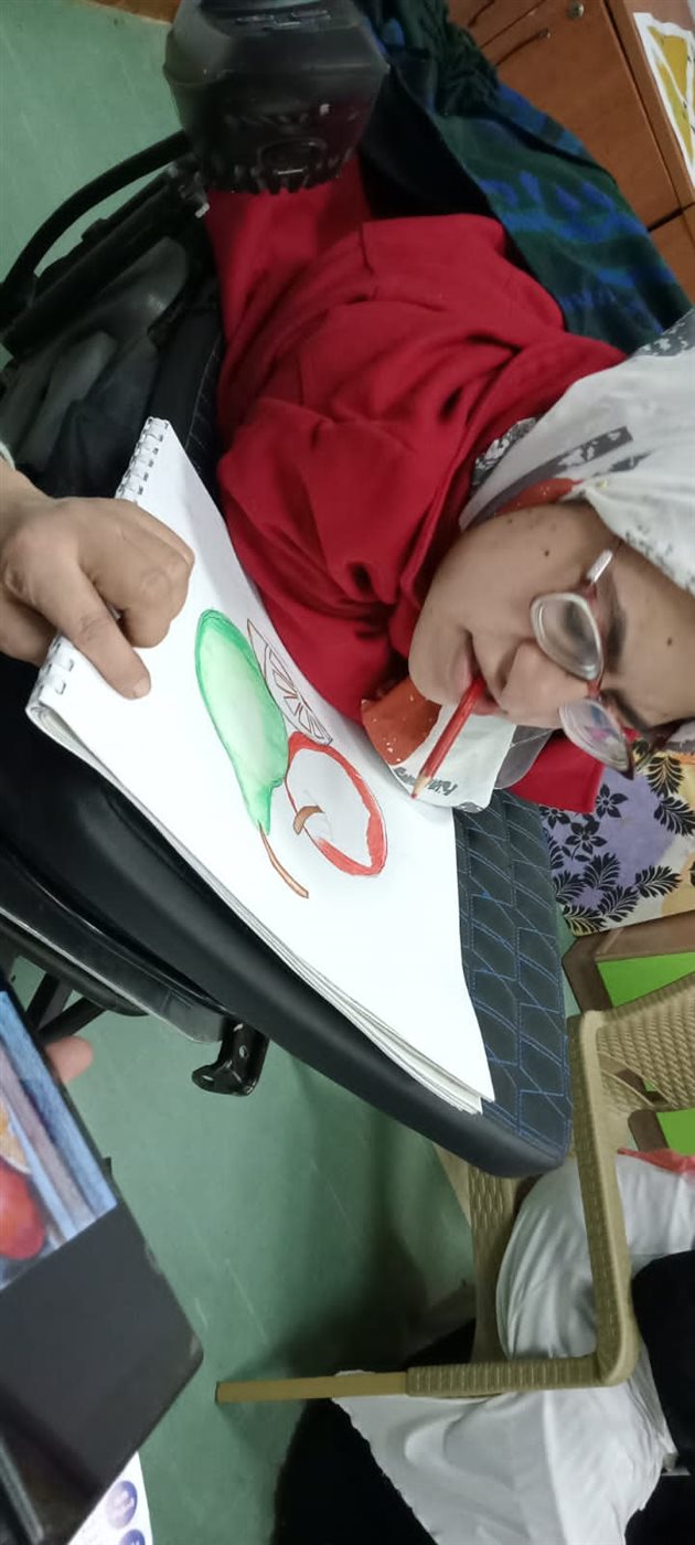صفاء طه بطلة البوتشيا البارالمبية
