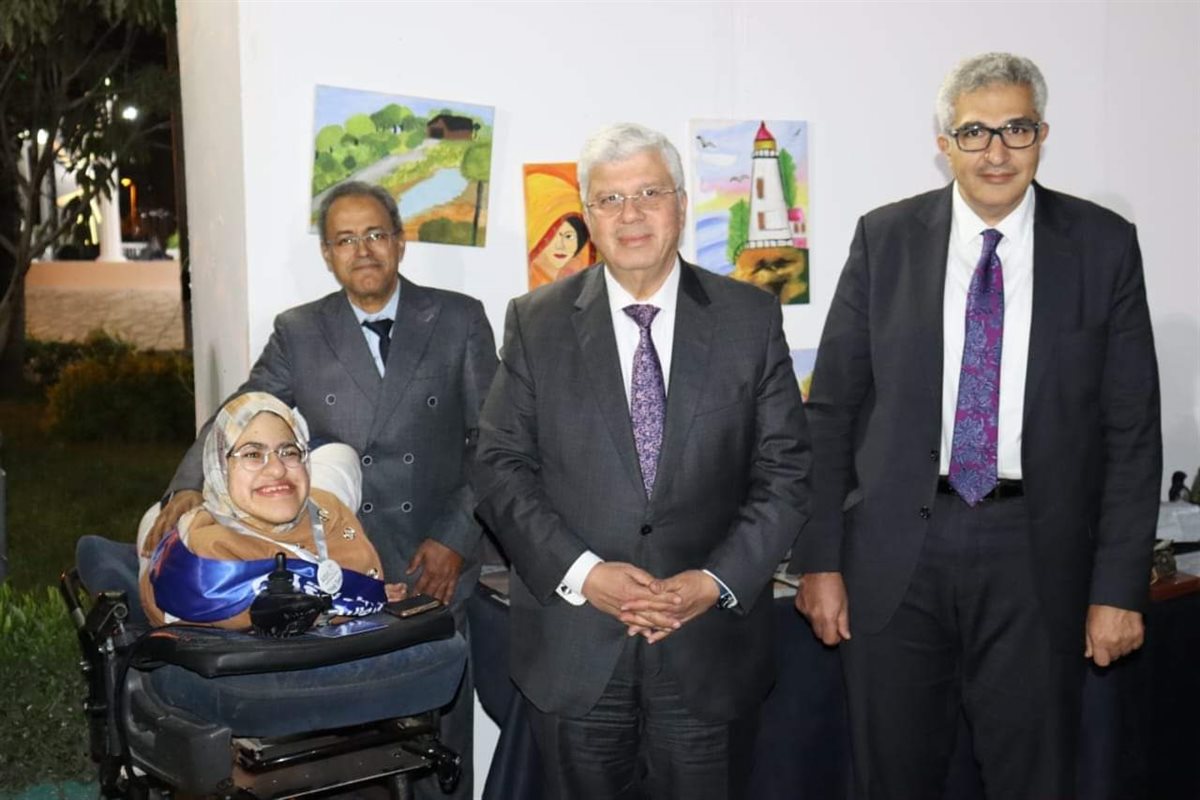 صفاء طه بطلة البوتشيا البارالمبية