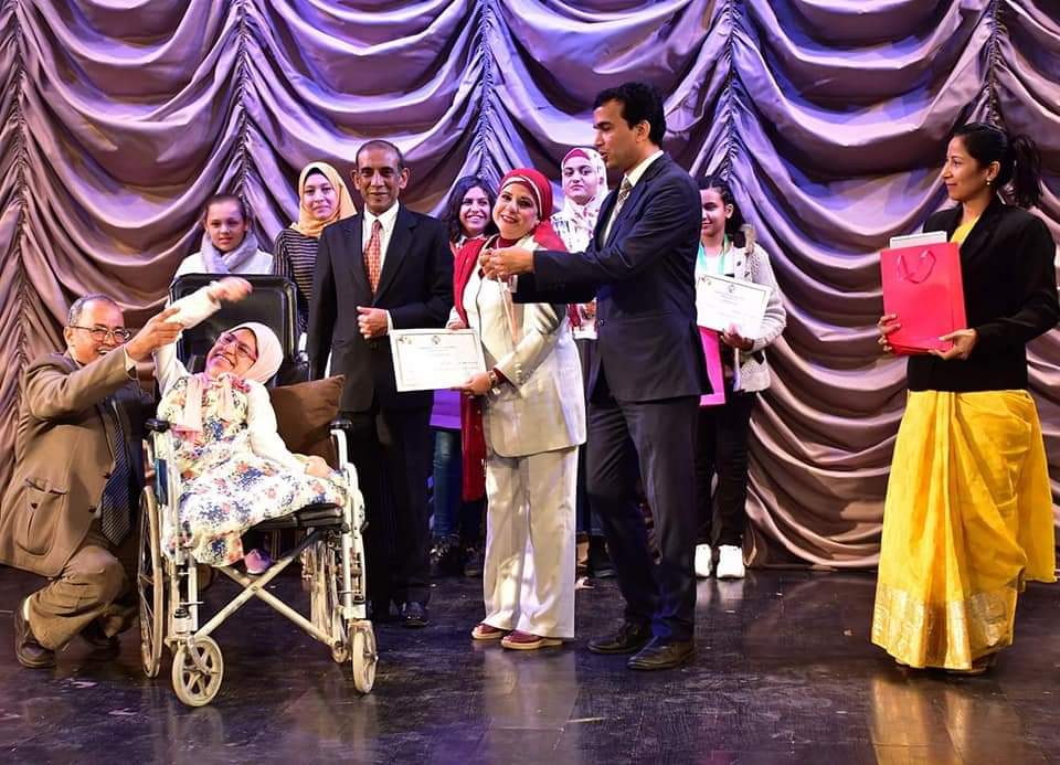 صفاء طه بطلة البوتشيا البارالمبية